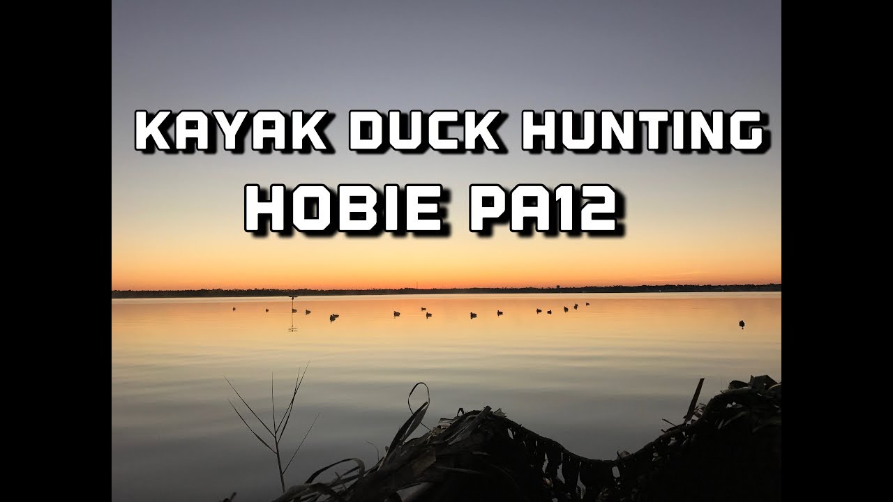 Kayak Duck Hunting | Hobie pa12 Boat blind walkthrough