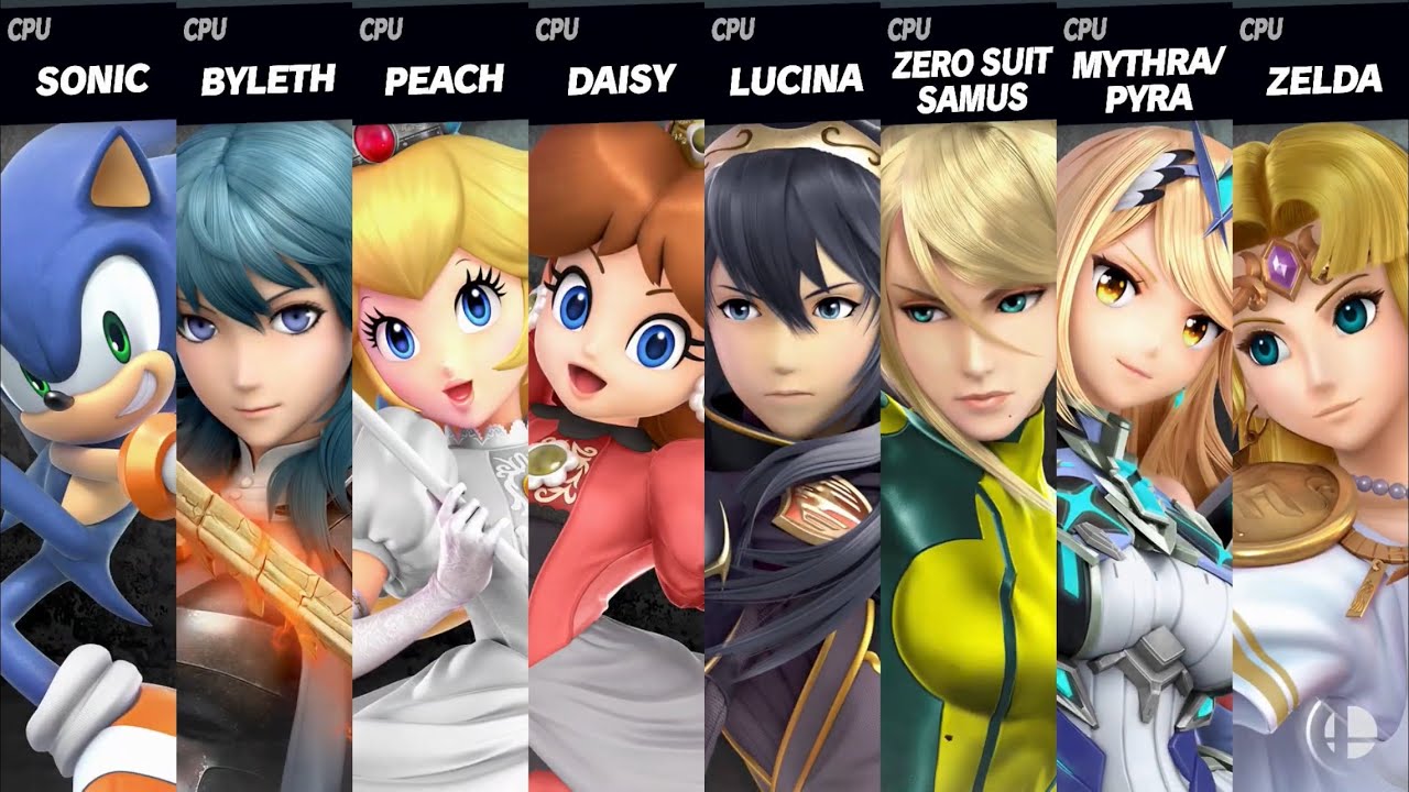 Super Smash Bros. Ultimate - Sonic and Girls Battle