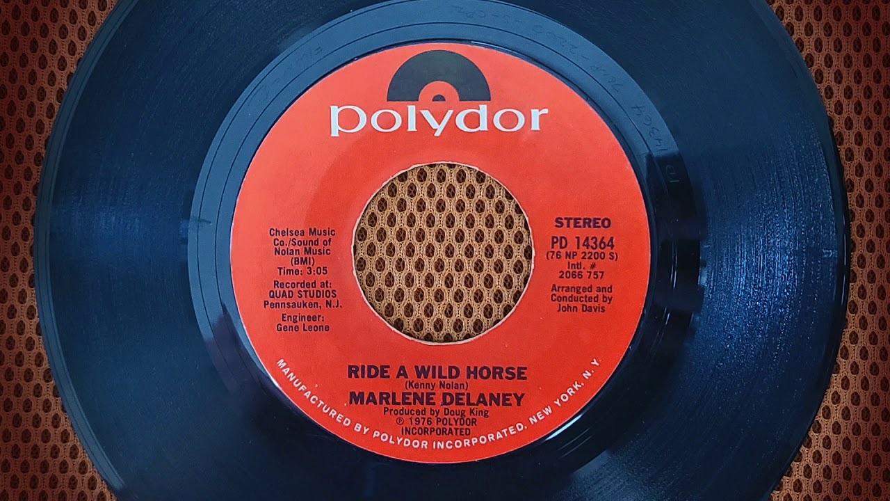 Ride A Wild Horse, Marlene Delaney 1976, Polydor Records, Disco
