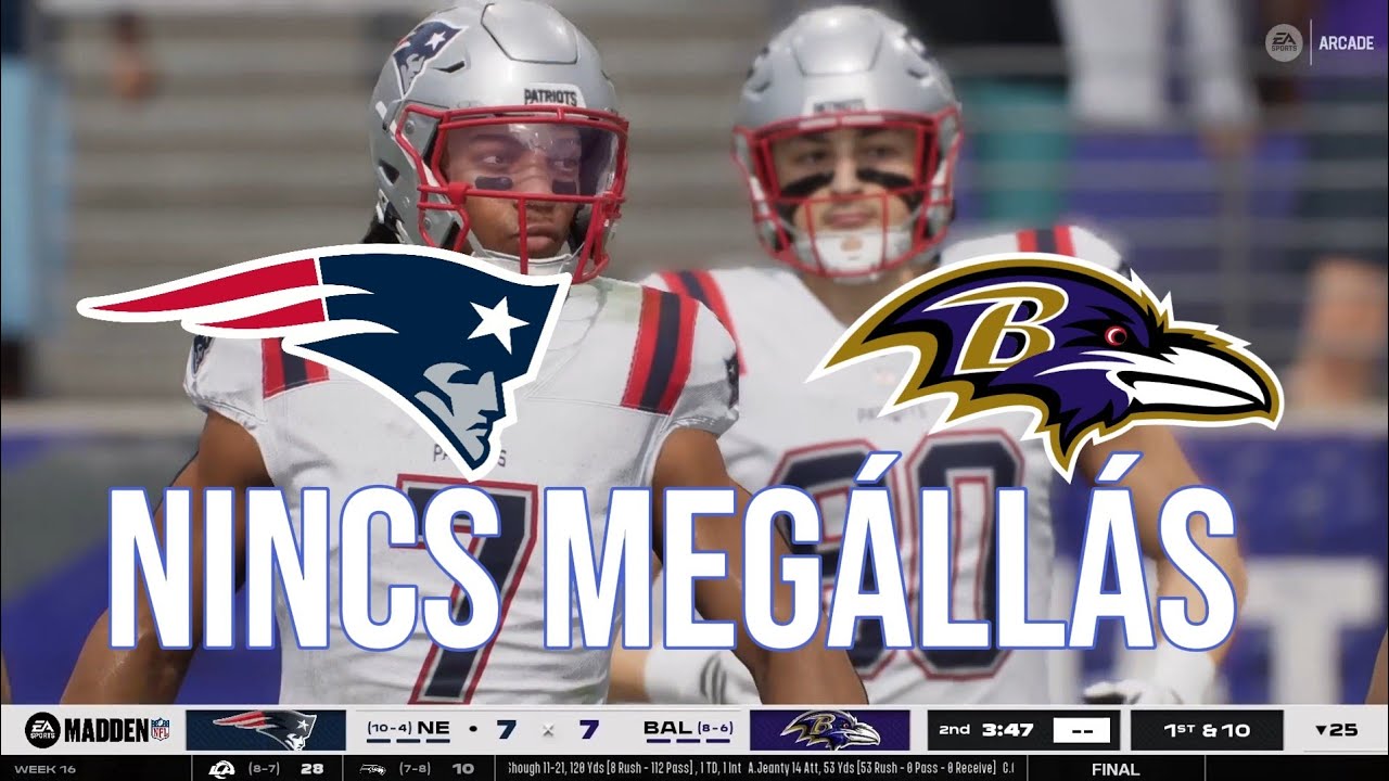 ELKÉPESZTŐ meccs🏈fontos a győzelem🏈Madden Franchise 