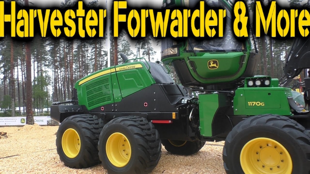 John Deere 1170G | NEW 8 Wheel Harvester | Walkaround  | Elmia Wood 2017