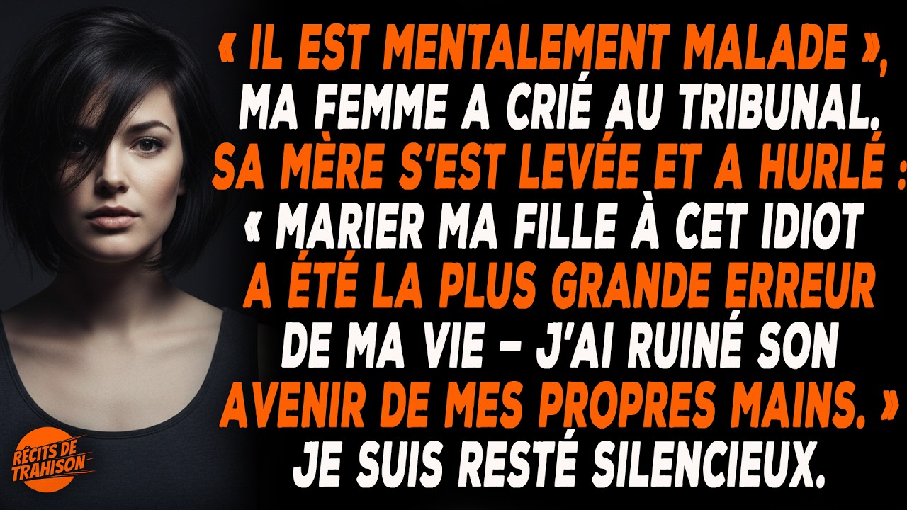 Au Tribunal, Ma Femme A Crié Qu’il Était Malade Mental… Puis Le Juge M’a Posé Une Question.