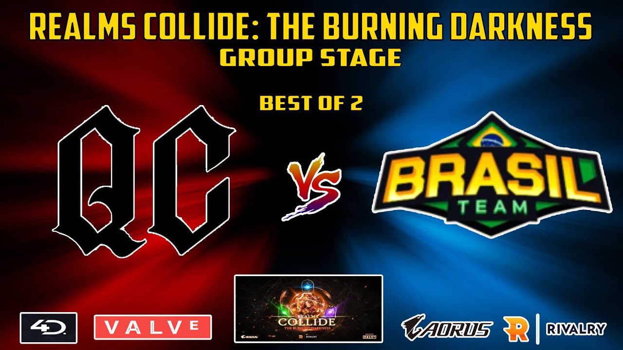 [ DOTA2 LIVE ] Quincy Crew vs Team Brasil | Best of 2 | Realms Collide: The Burning Darkness