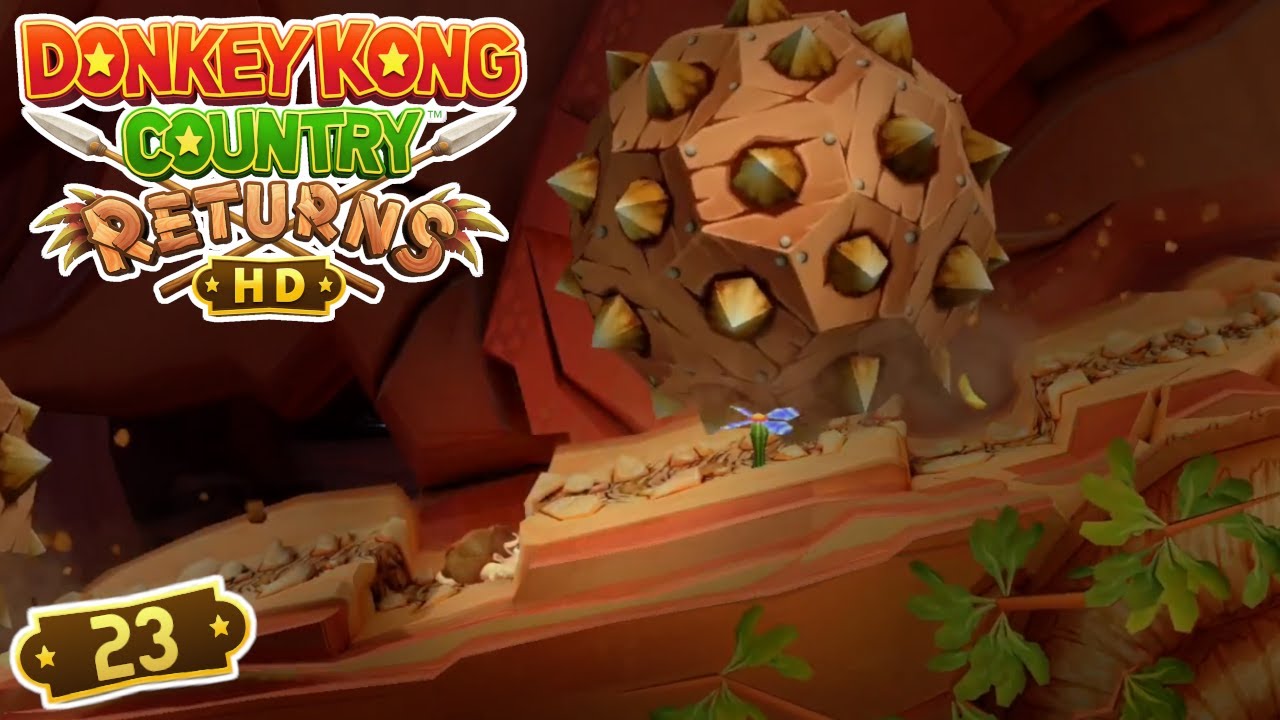 Let´s Play Donkey Kong Country Returns HD #23 –  In der Swebe🪽🚀 Geröllgerumpel 🪨🎱