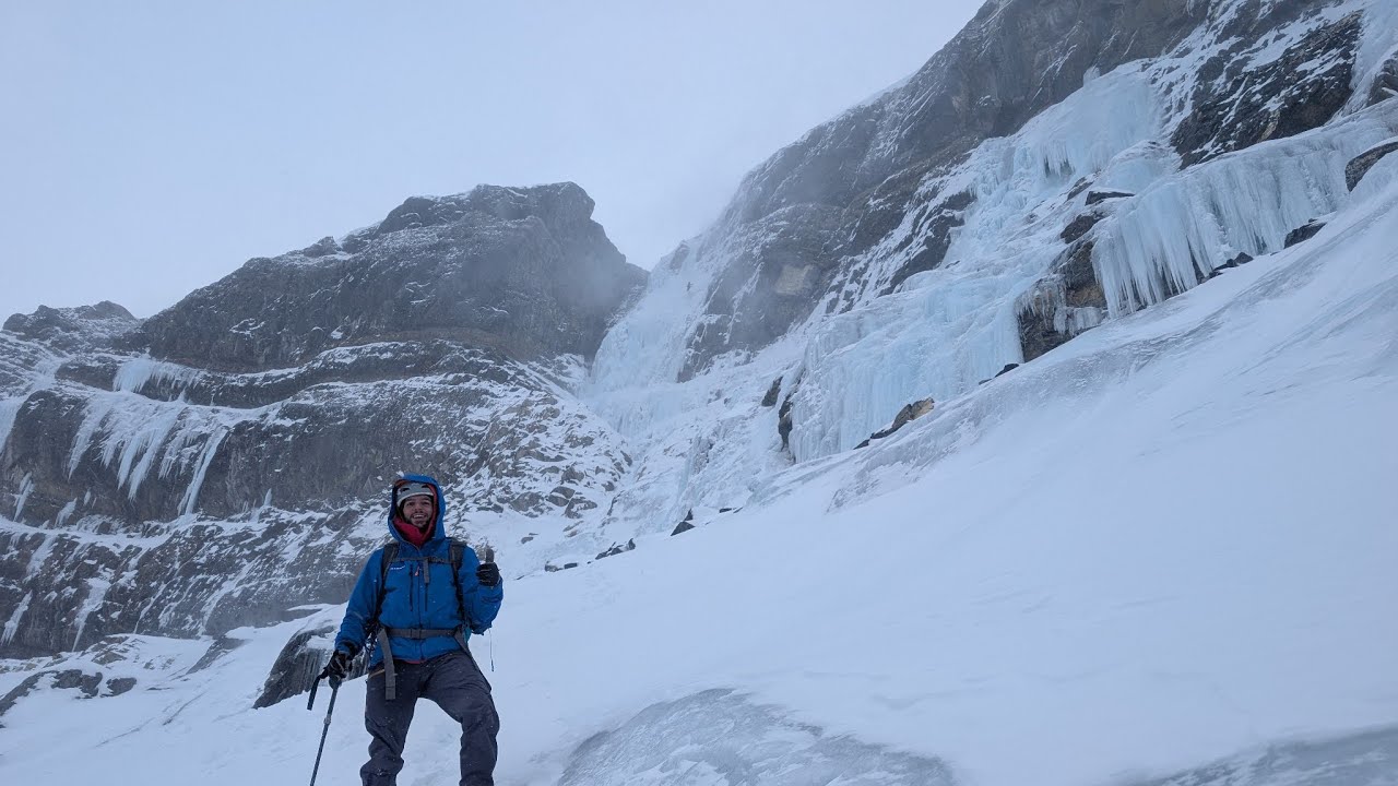 Ice climbing-Bow Falls, Banff AB
