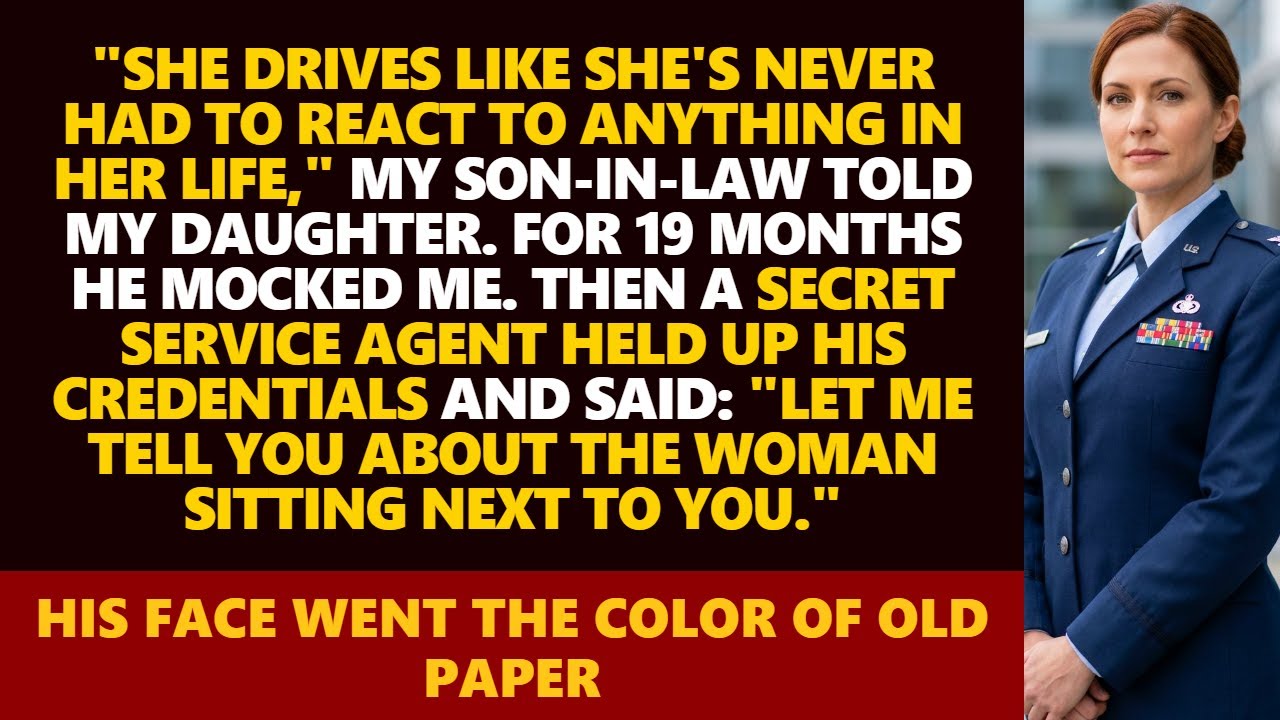 He Said I Drive Like I'm Afraid of the Gas Pedal, Then a Secret Service Agent Rolled Down His Window