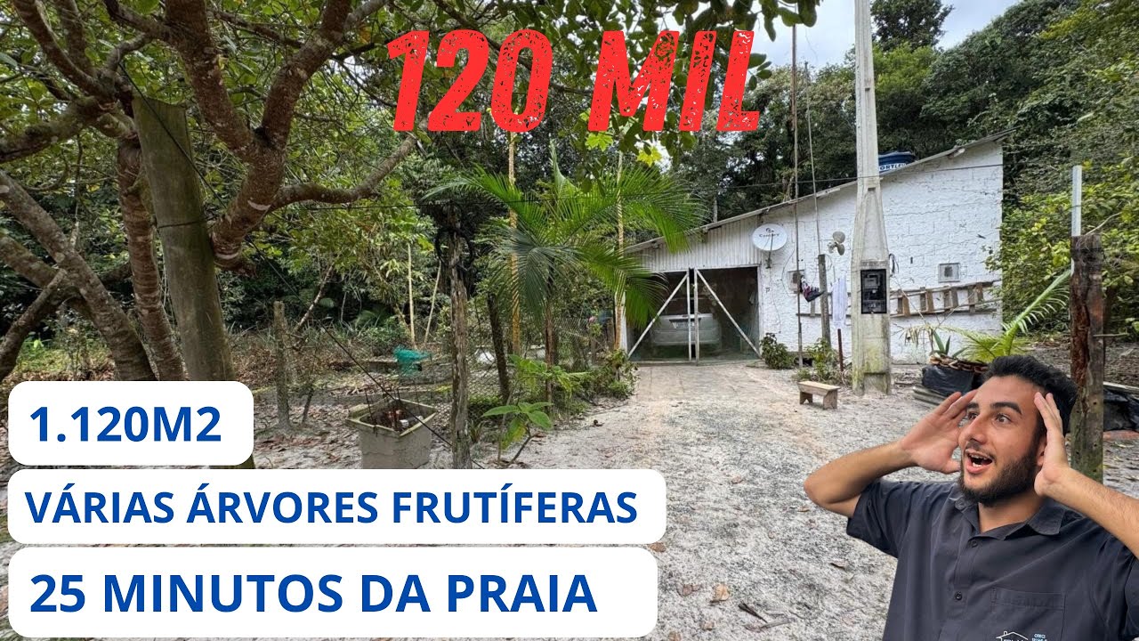 CHÁCARA POR R$ 120 MIL EM ITANHAEM/SP