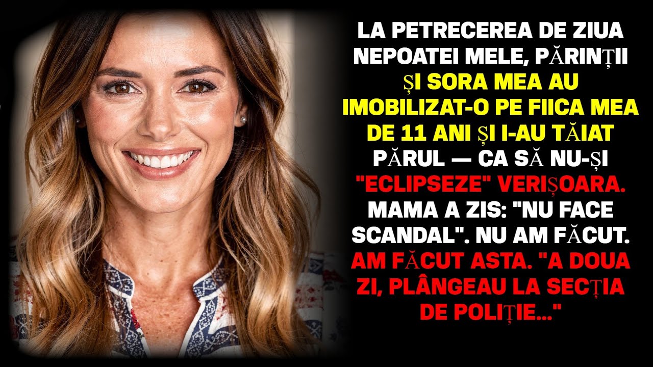 Au ținut-o pe fiica mea (11) cu forța și i-au TĂIAT PĂRUL! Am chemat poliția imediat pentru ei!