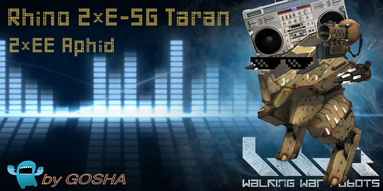 Rhino: Taran & Aphid | Walking War Robots [WWR] WRfanvideo Gameplay by ❶ Gosha