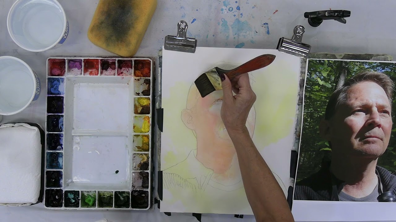 Kathleen Giles, Artist Watercolor Demonstration for AWA Fall 2024