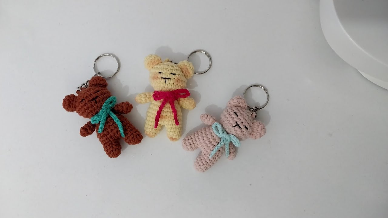 مداليه دب سهل وبسيط #ترند #amigurumi
