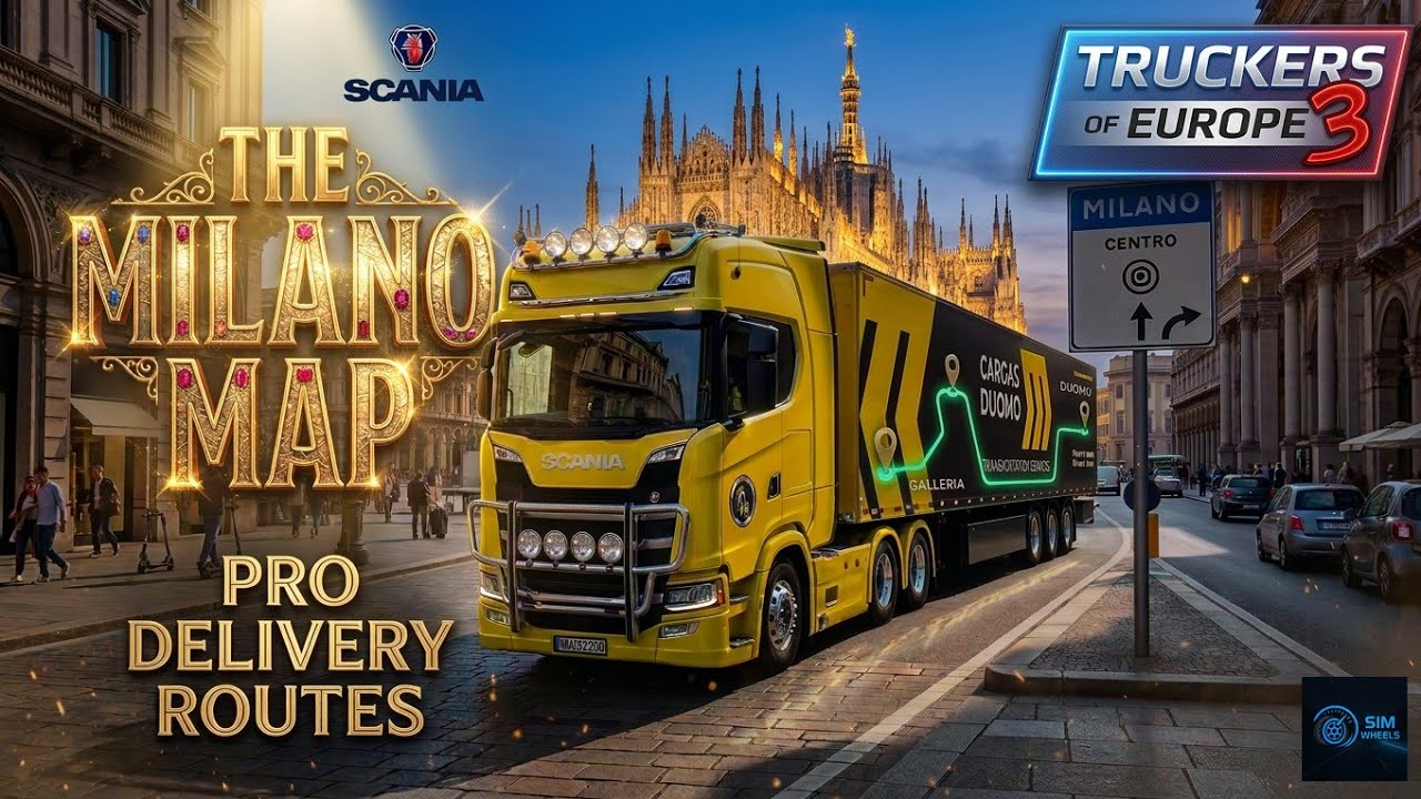 Milano village to Lech delivery | Truckers of europe 3 | realistic HD gameplay