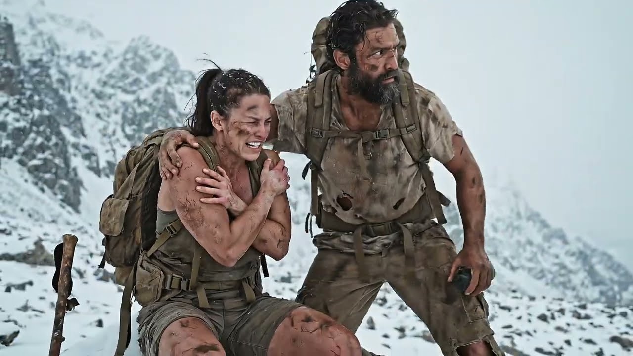 Surviving  40°C Kate & Arjun Trapped on a Frozen Greenland Island ❄️🐺