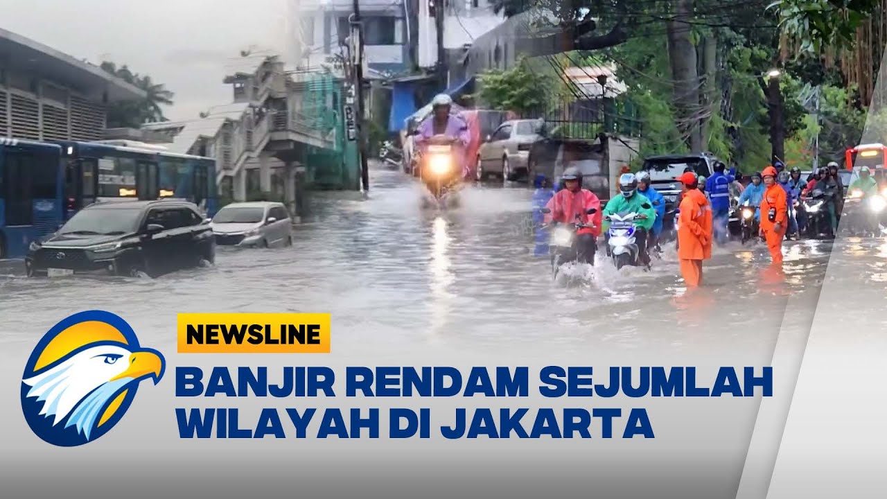 Curah Hujan Tinggi, Sejumlah Ruas Jalan di Jakarta Terendam Banjir | Newsline