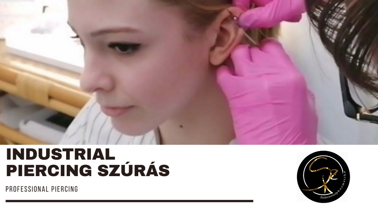 Industrial piercing szúrás - Százszorszép kozmetika Szombathely