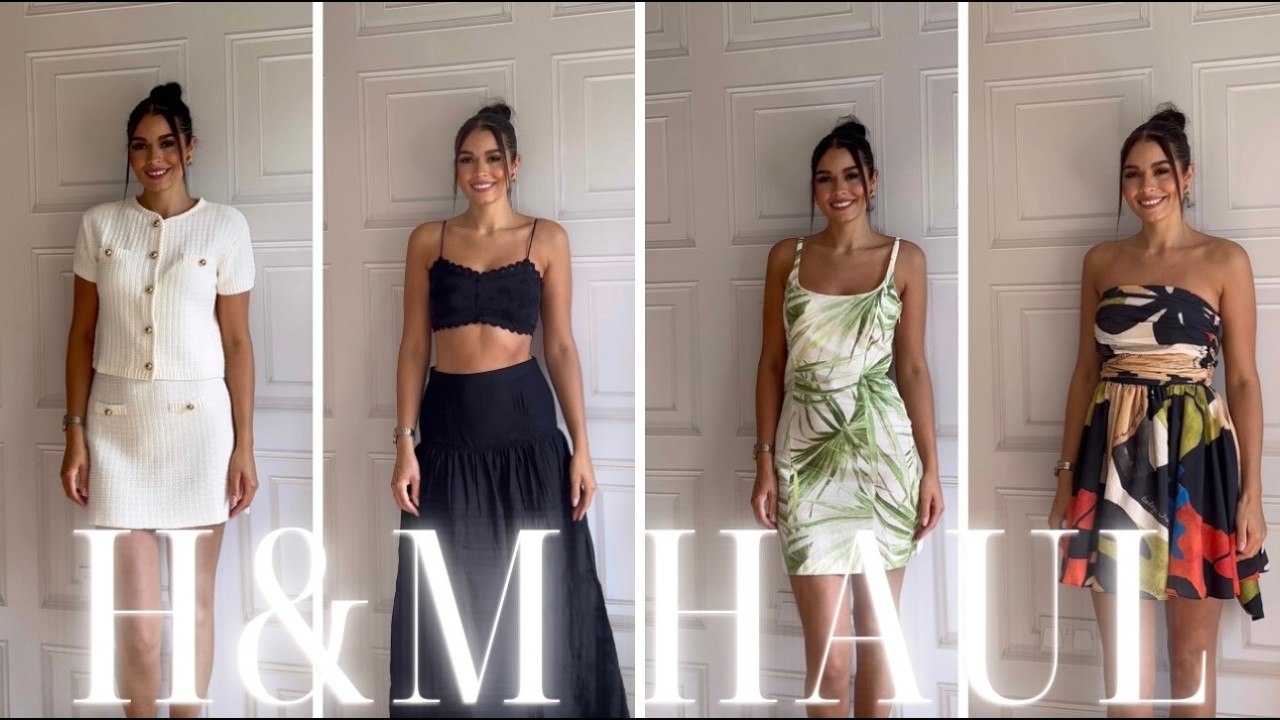 NEW IN H&M HAUL | new in summer & holiday outfits | £12 BIKINI!