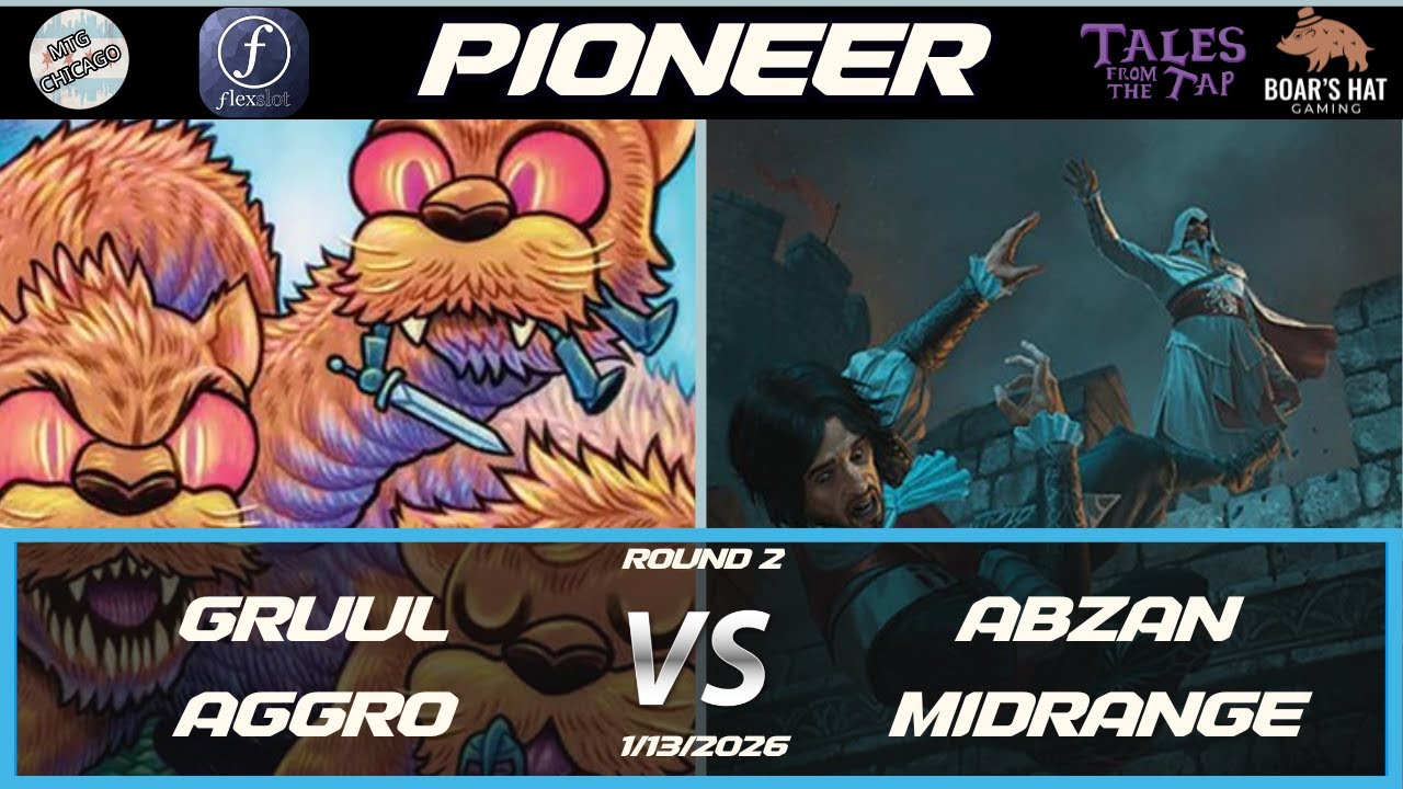 Груул Агро против Абзан Мидрейндж [MTG Pioneer, 2 раунд]