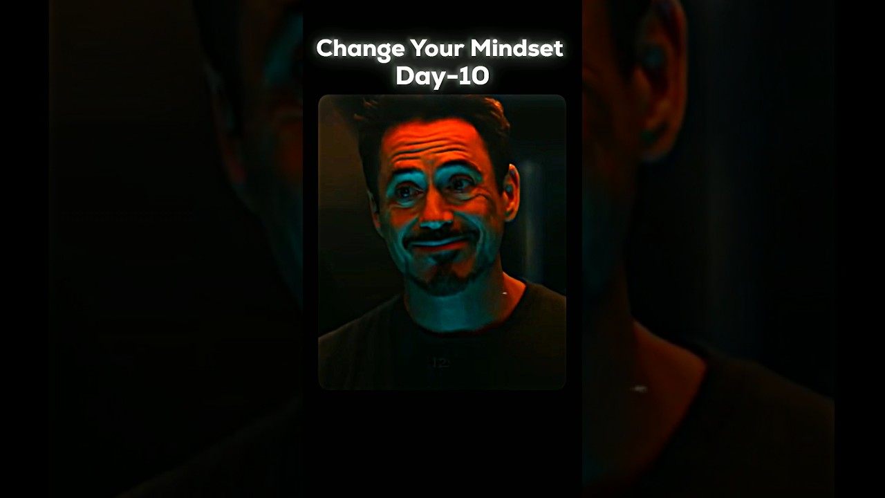 3 life lessons from Legend Tony stark/ Iron Man. #shorts #mindset