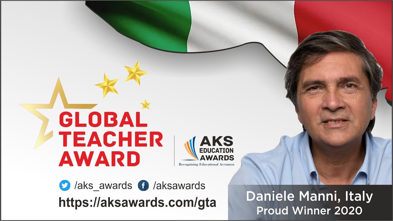 Dr. DANIELE MANNI I GLOBAL TEACHER AWARD 2020 I AKS EDUCATION AWARDS