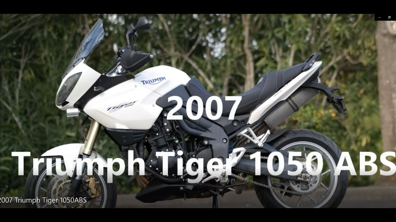 Обзор езды на Triumph Tiger 1050 ABS 2007 года