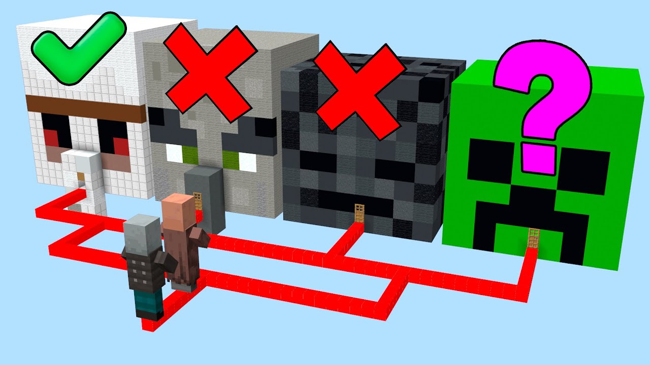 which house will villager choose?