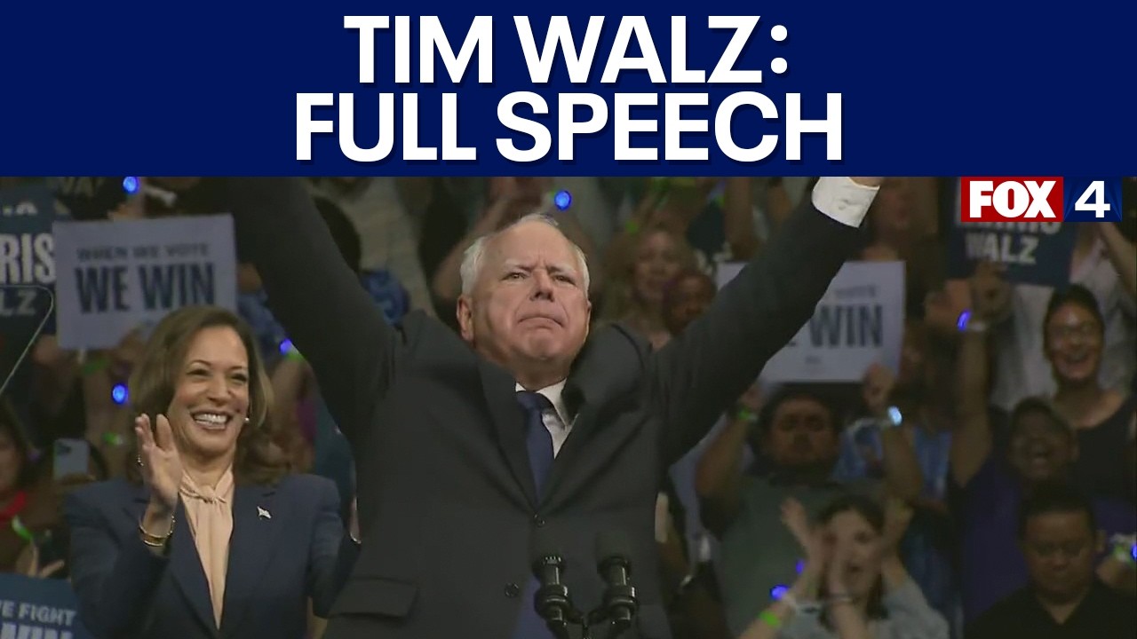 Tim Walz Philadelphia Rally: FULL SPEECH
