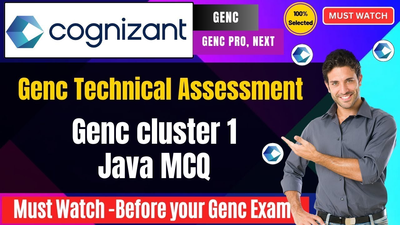 🔥 Cognizant GenC Technical Assessment | Core Java MCQ | Cluster 1 Preparation