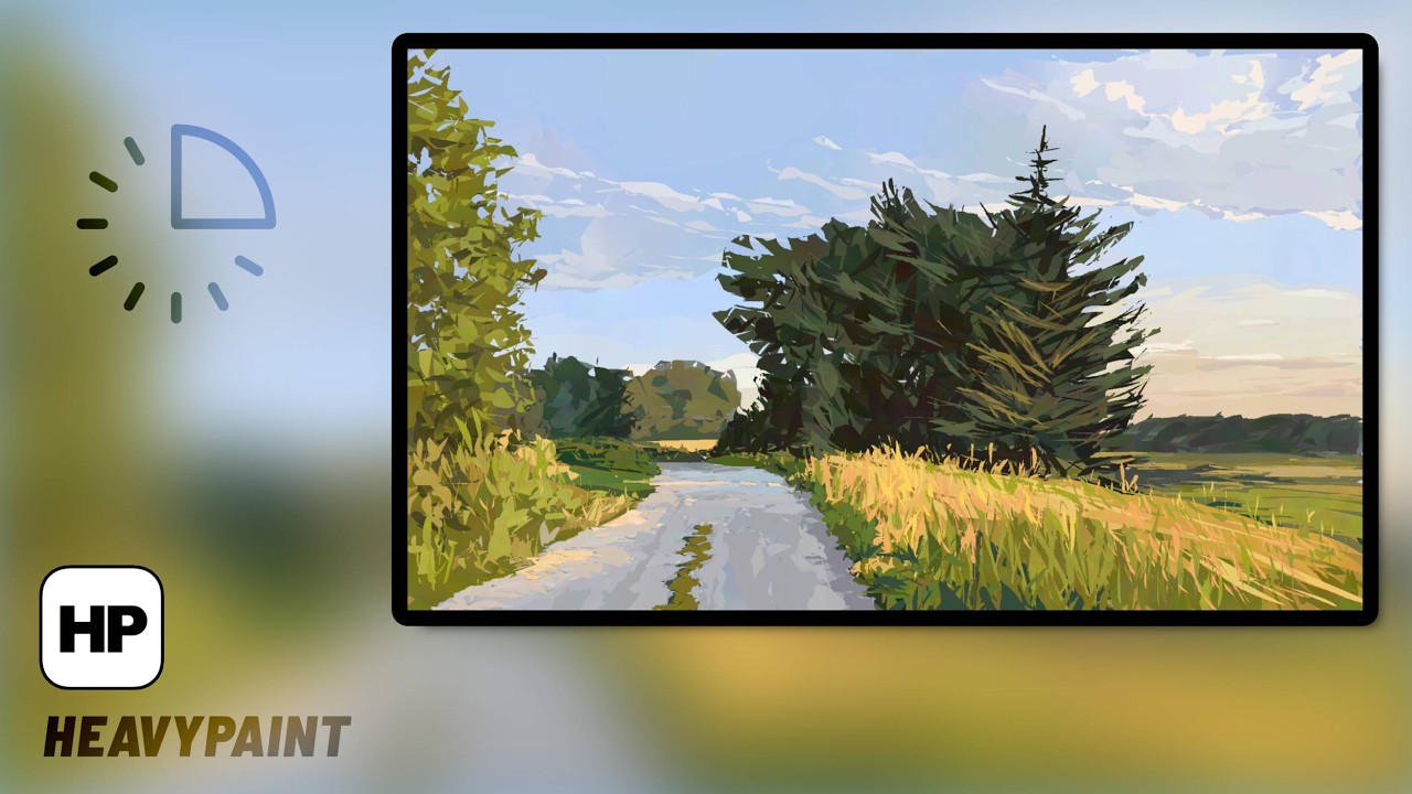 Timelapse Sketching in HEAVYPAINT on Wacom Movinkpad Pro 14