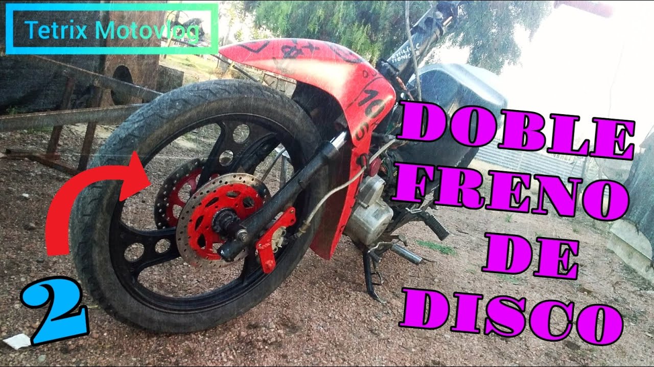 DOBLE DISCO DE FRENO PARA EL 110 (bis 125)