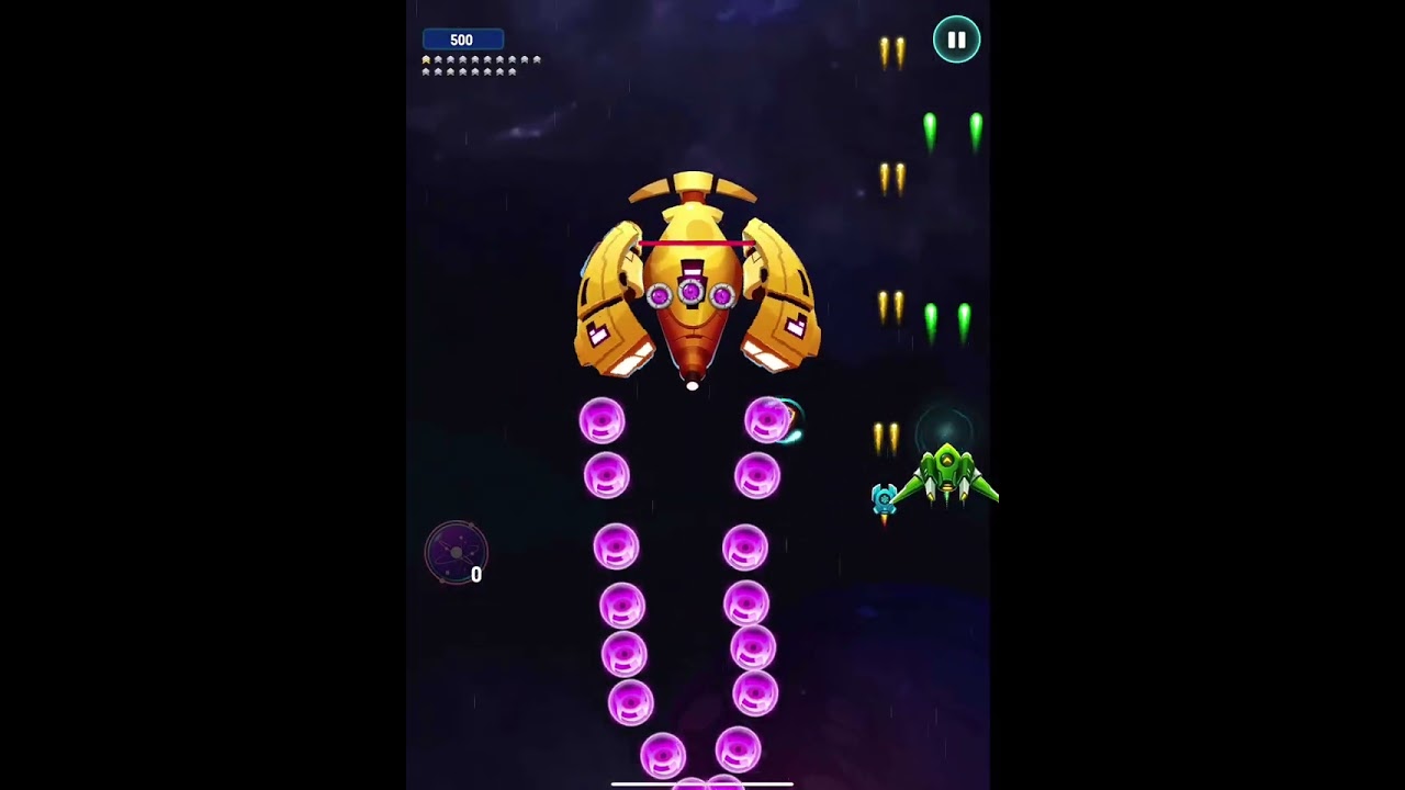 Space shooter battle. 