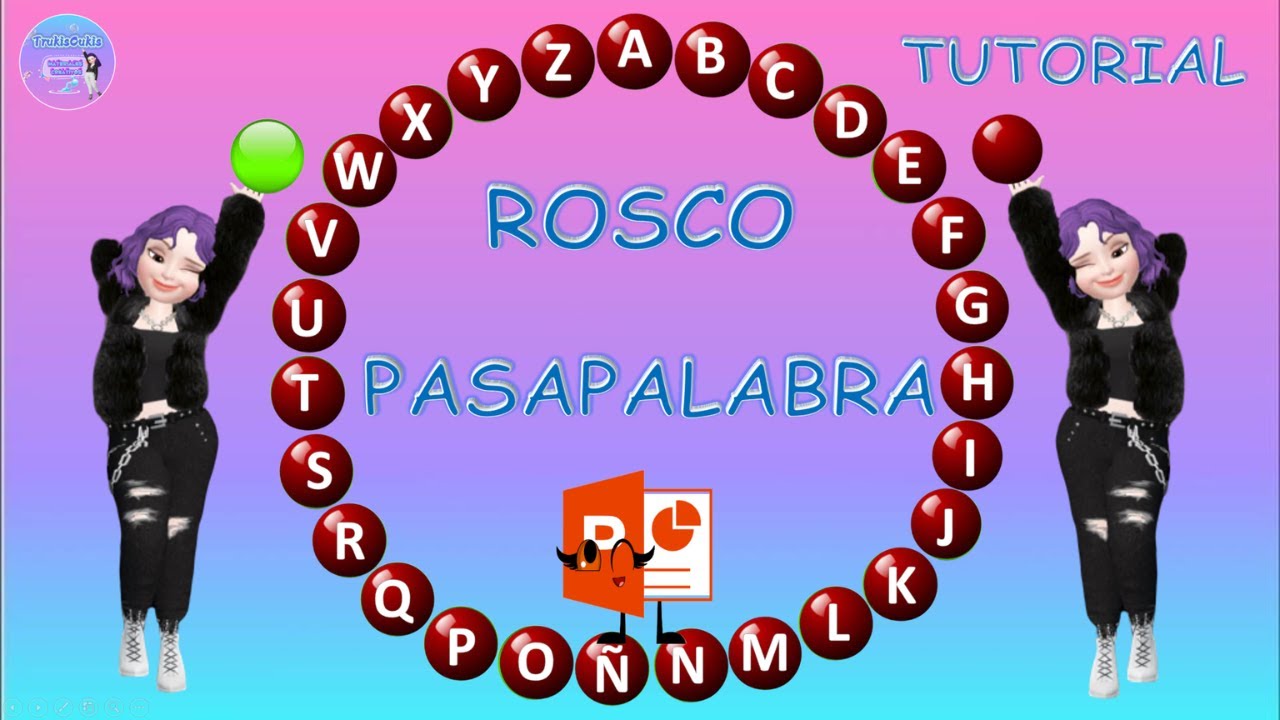 Diseña el ROSCO de PASAPALABRA en #powerpoint #tutoriales #trivia #clasesvirtuales #juegointeractivo