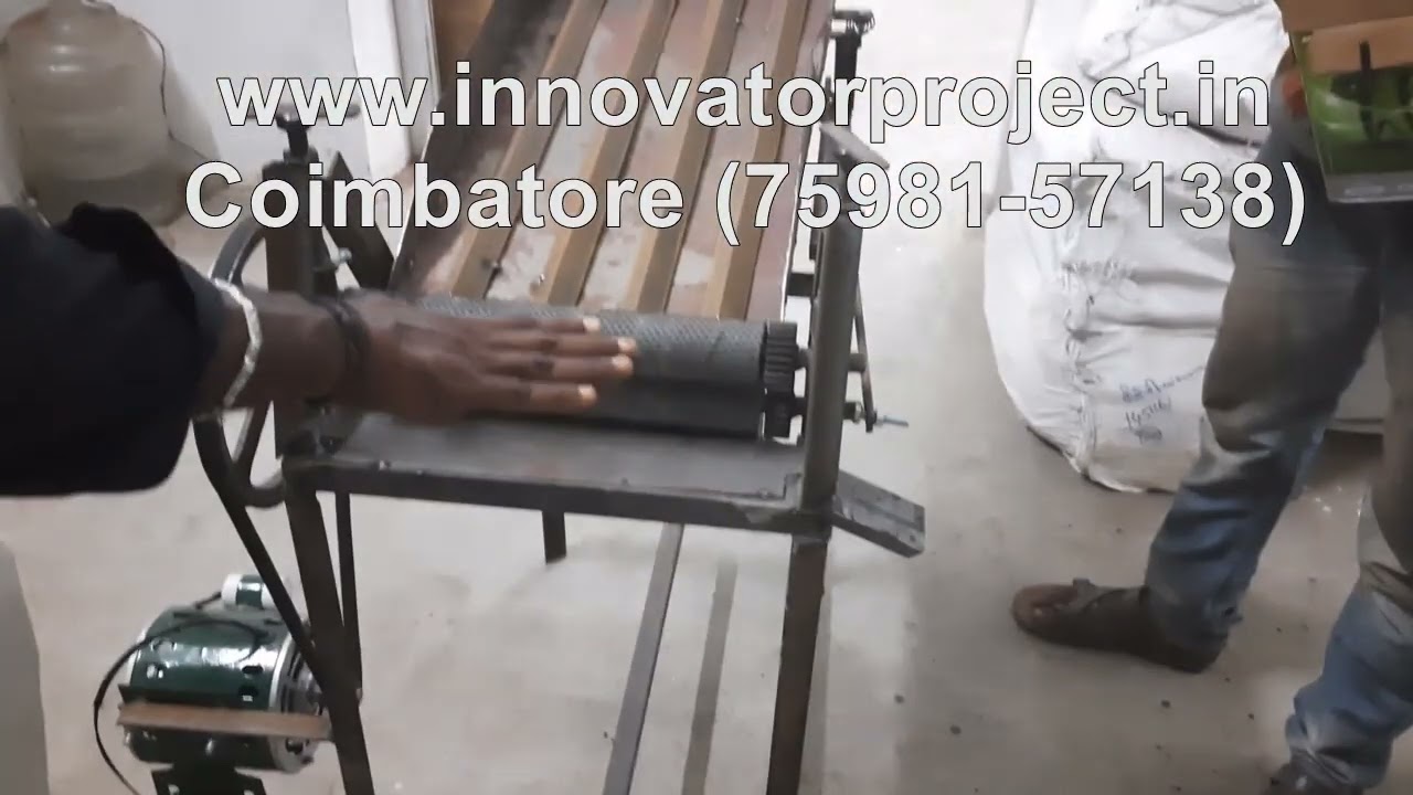 Motorized beans sheller machine project/design and fabrication of Power Operated Pea Sheller project