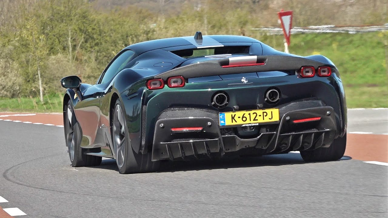Supercars Accelerating! SF90 Stradale, Novitec GTC4Lusso, Huracan, Capristo Aventador SVJ, iPE GT3RS