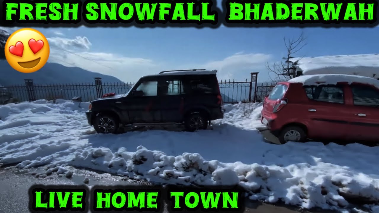 Patnitop Jammu 2026 | Snowfall Update | Nathatop & Sanasar Lake | Bhaderwah @mvvlogrider2306 