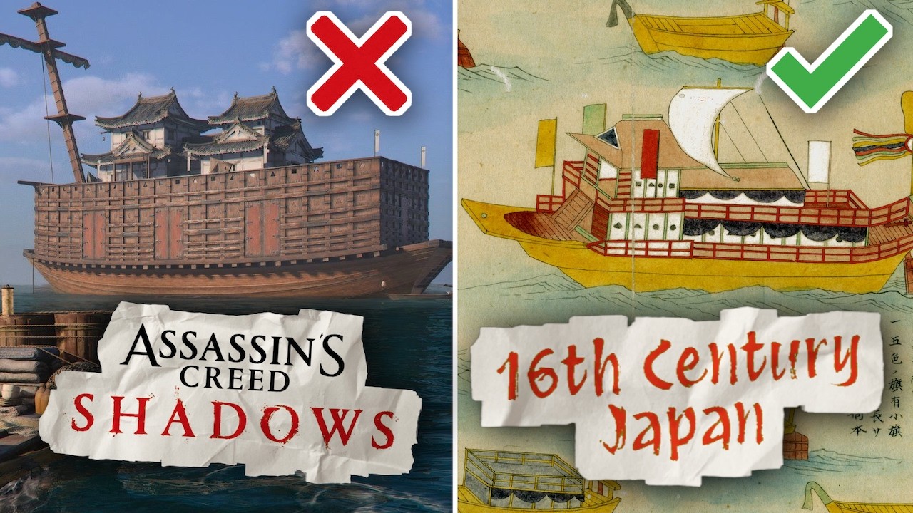 Real History or Invented for Gameplay? Japanese *Floating Fortresses* in ASSASSIN'S CREED SHADOWS