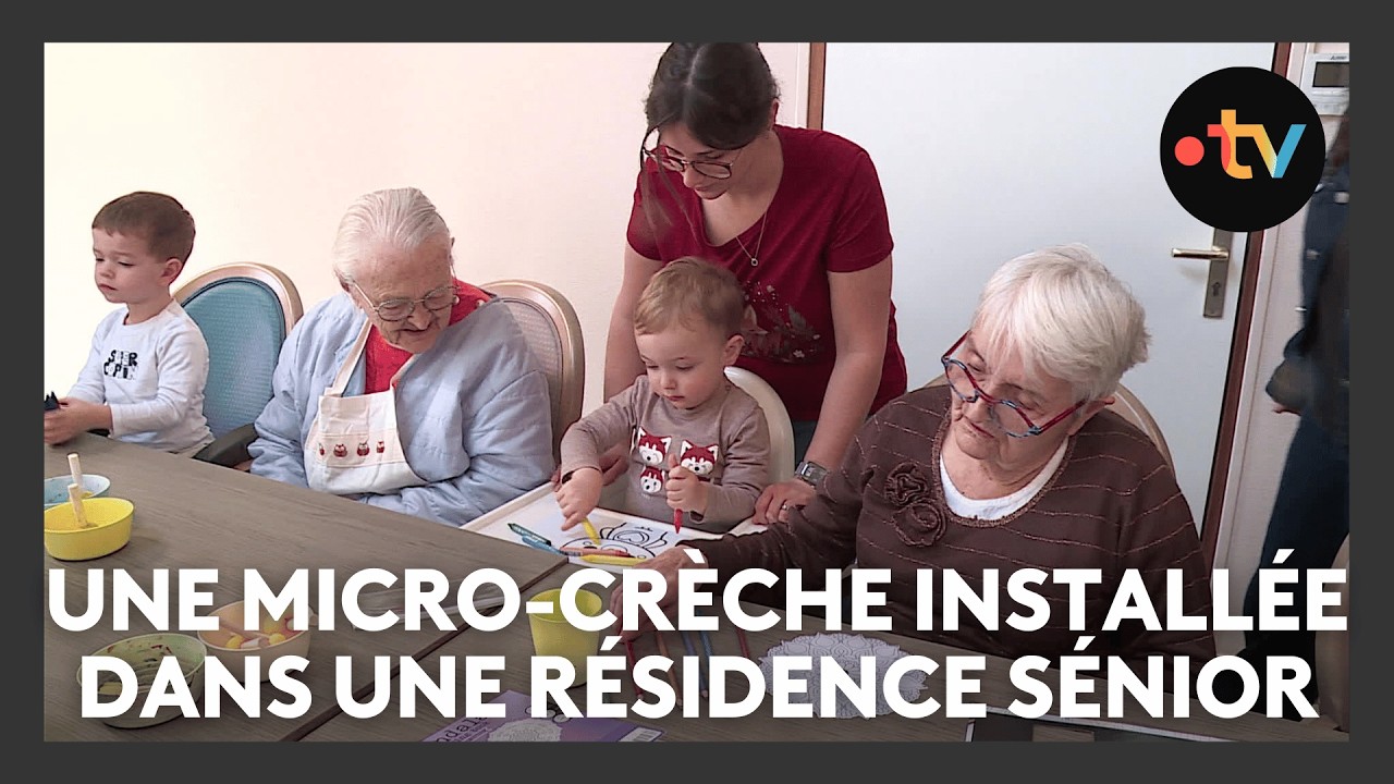Cette résidence sénior accueille une micro-crèche pour tisser du lien entre les générations