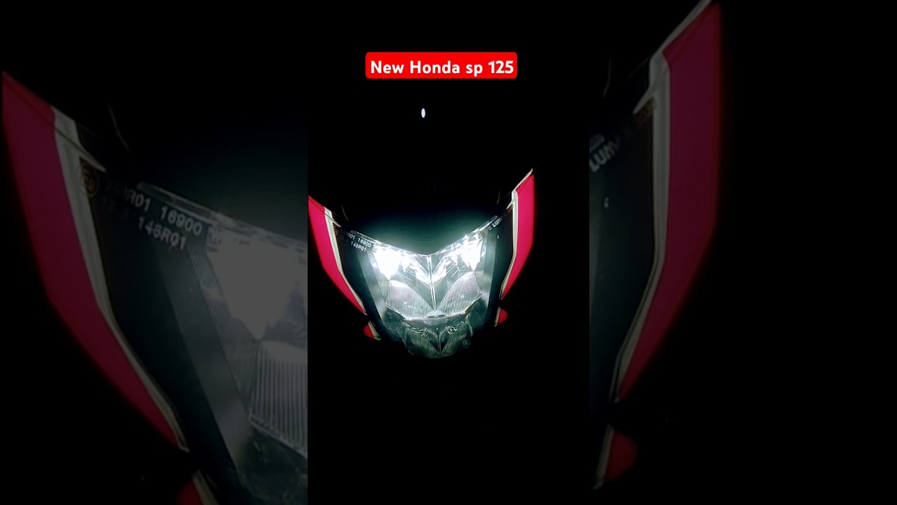 2025 Honda SP 125 headlight drl modified #shorts #modified #bike