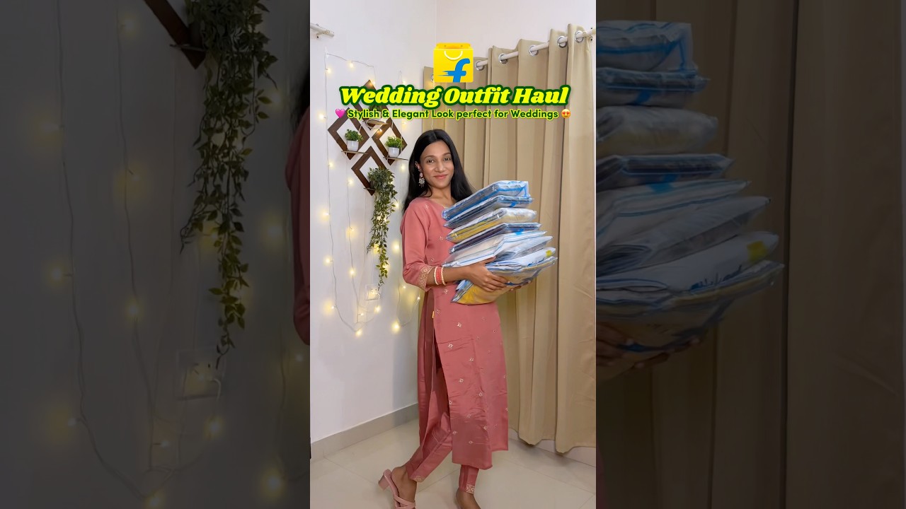 😳 Flipkart Wedding Dress Haul 😍 Elegant & Trendy styles for wedding season 