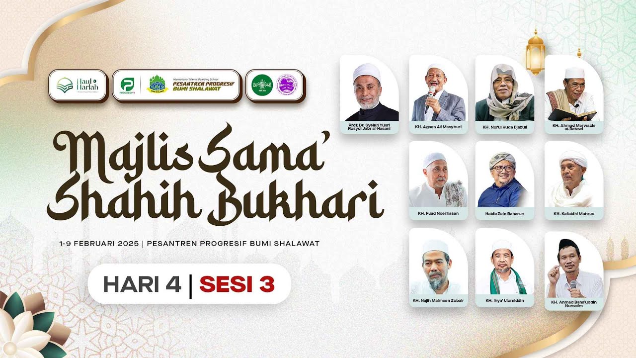 🔴 Majelis Sama Hadits Shahih Bukhari - PP Progresif Bumi Shalawat (Selasa, 4 Februari 2025 | Sesi 3)