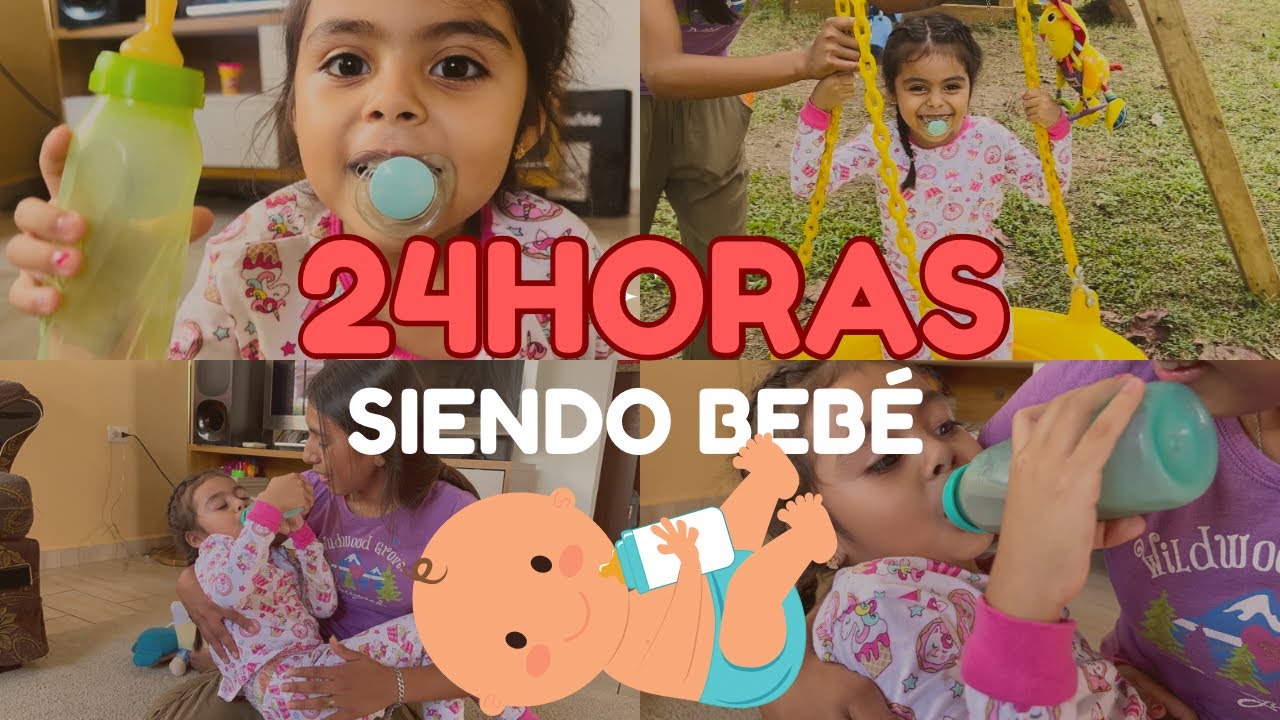 24 HORAS SIENDO BEBÉ 👶 | NUEVO VIDEO 😱 | Marie se convirtió en una bebé 😍 | Kids Marie Show
