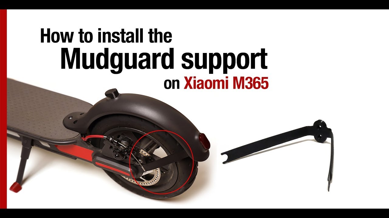 How to Install a MudGuard Support on Xiaomi M365/M187 or Pro