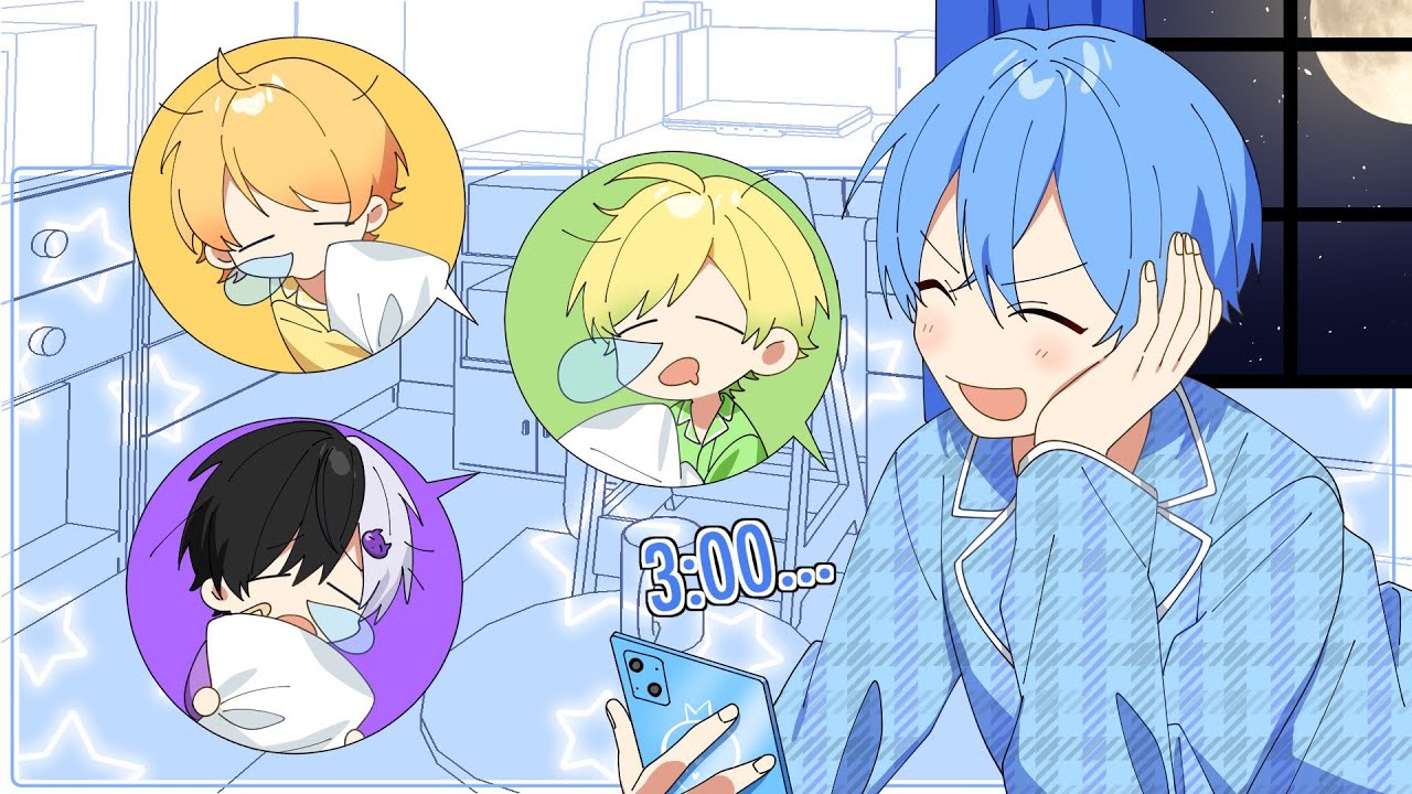 深夜３時に有名実況者と歌い手に突然電話したらとんでもないことに！【ころん】すとぷり からつけあっきぃ ぷりっつ まぜ太