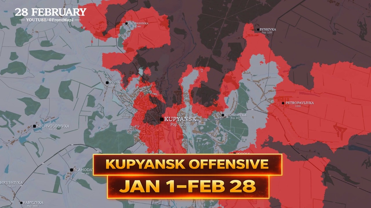 Ukraine–Russia Conflict : Kupyansk Offensive Frontline Update – Day by Day [JAN 1 - FEB 28 2026]