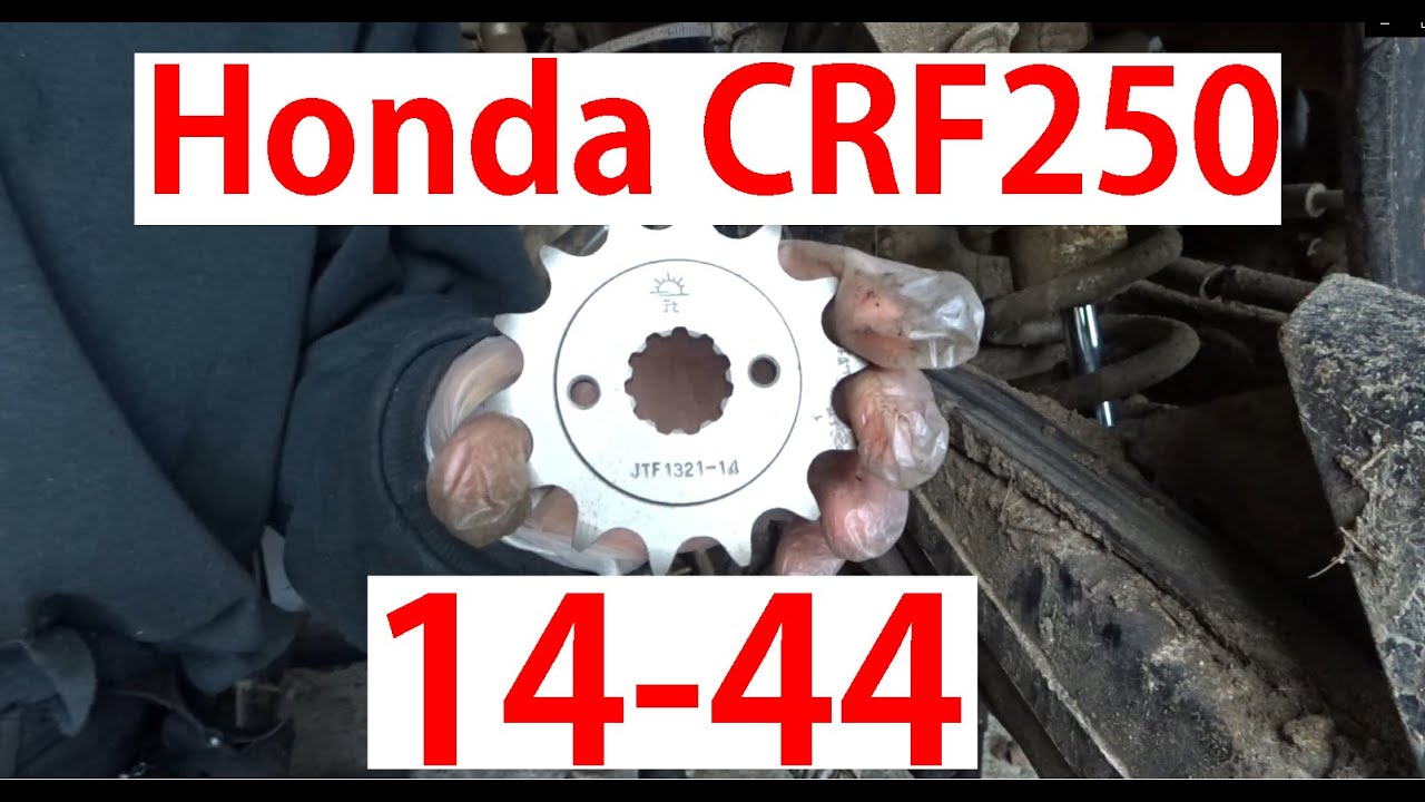 How to Change Chain & Sprocket on a Honda CRF250L (44 teeth upgrade)