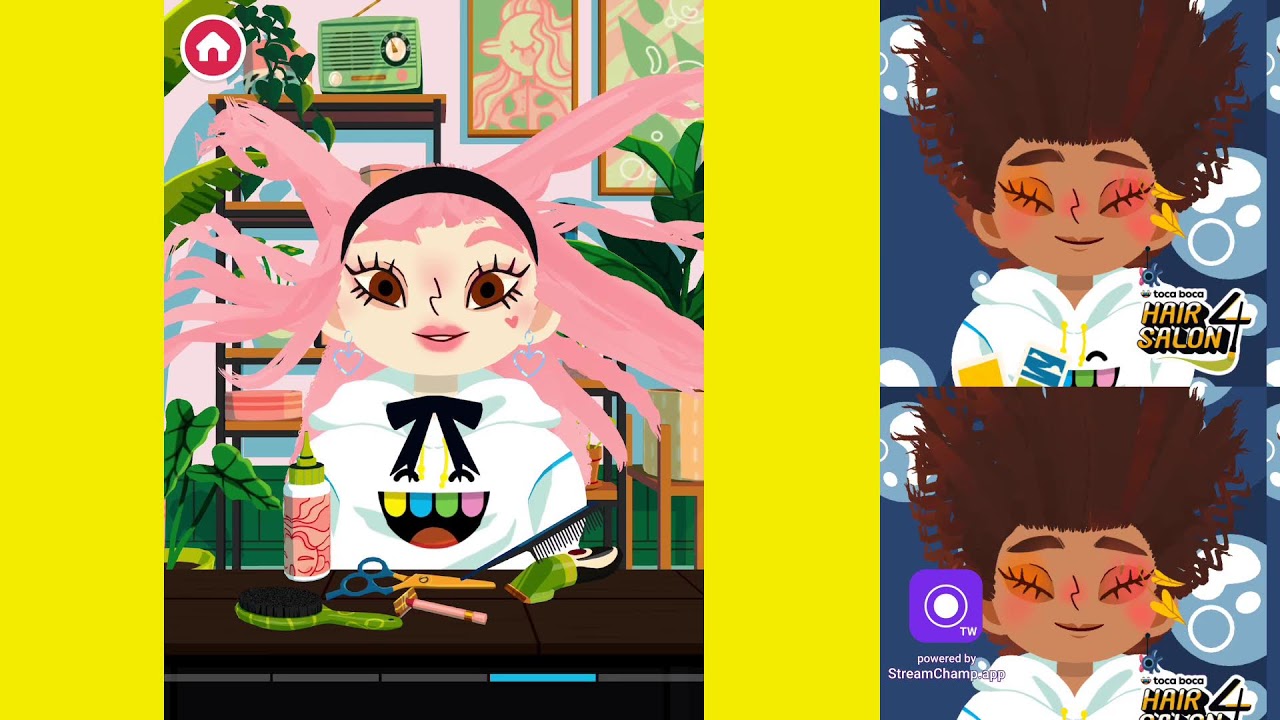 LET’S PLAY TOCA BOCA  Hair Salon 4   #tocaboca #viral