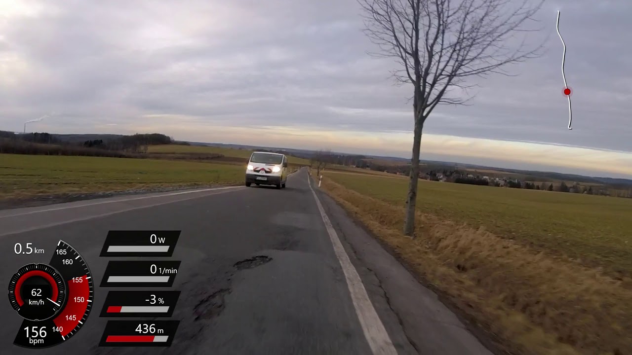 Adelsberg nach Euba Abfahrt Kirchweg