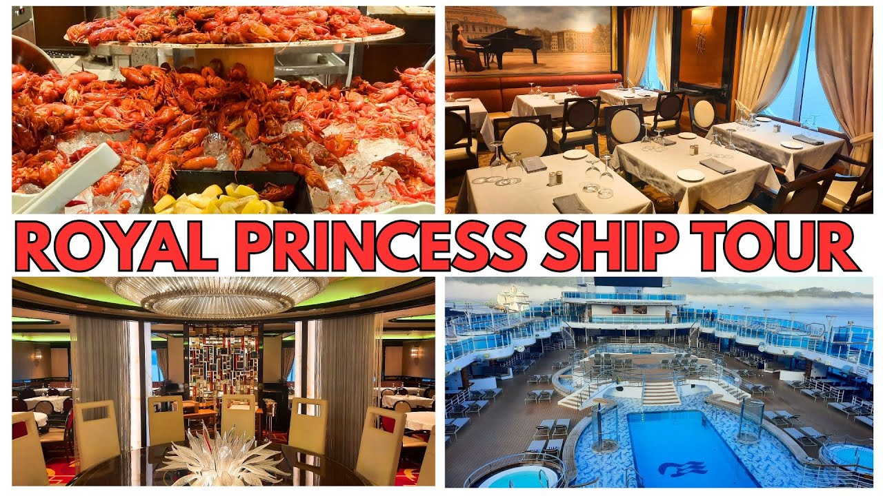 Inside Royal Princess | Complete Ship Tour + Buffet & Cabins