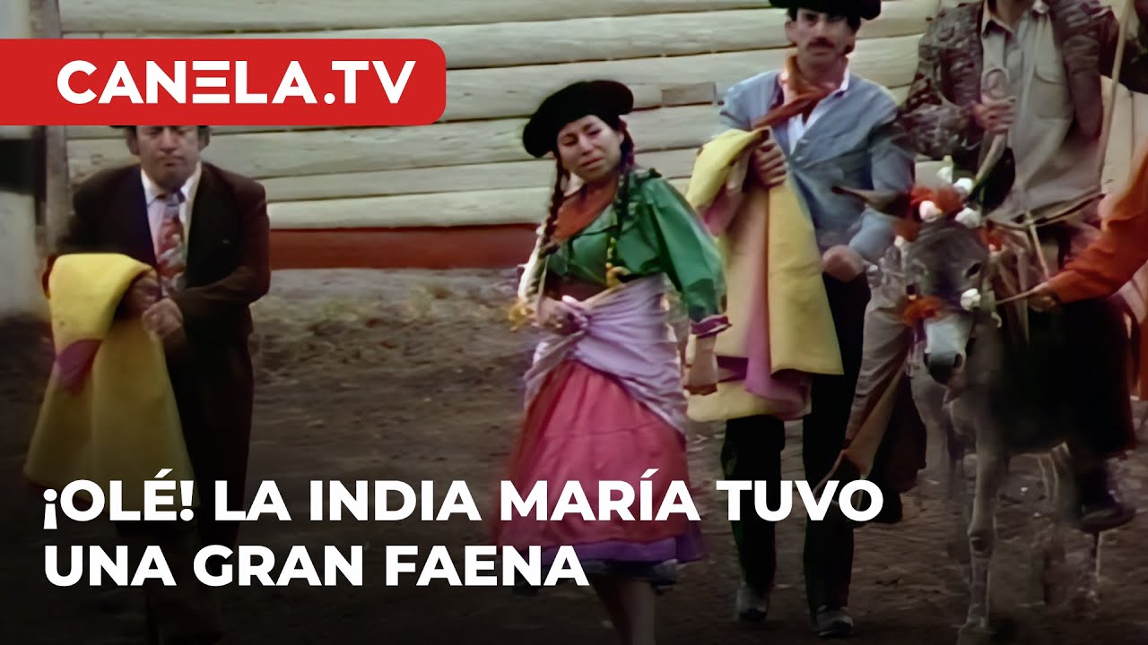 La India Mar&iacute;a se puso la montera y muleta para regalar una gran faena | Canela.TV