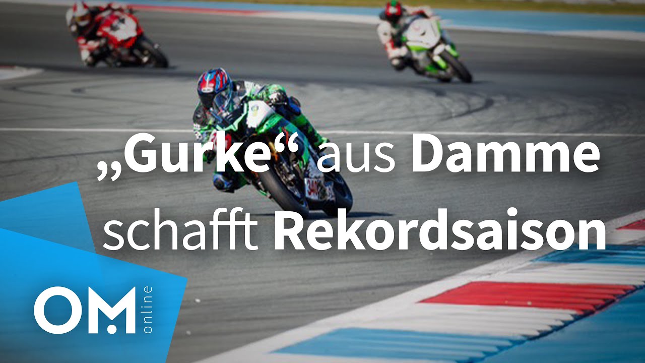 Rekordsaison geglückt: Dammer Motorradrennfahrer liefert sich packende Duelle um die Spitze