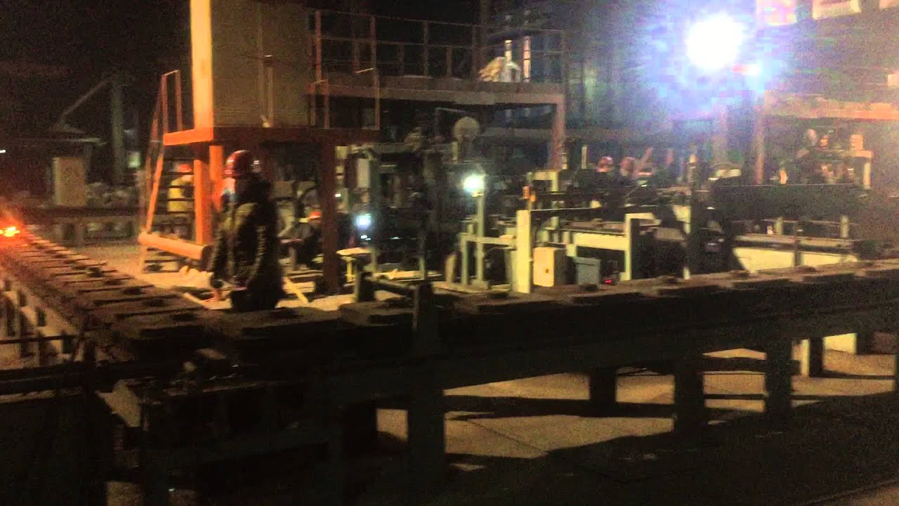 Automated casting grinding media ball molding line for making high chrome grinding mill balls